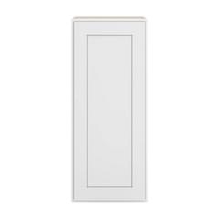 CNC Luxor 5-Piece White 15" W X 36" H Single Door Wall Cabinet