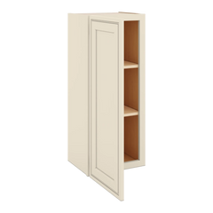 J&K Pearl Glazed H9 Single Door Wall Cabinet - 15" W x 36" H
