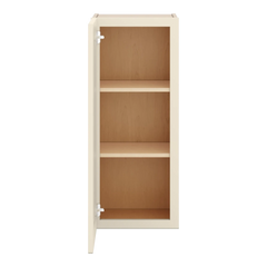 J&K Pearl Glazed H9 Single Door Wall Cabinet - 15" W x 36" H