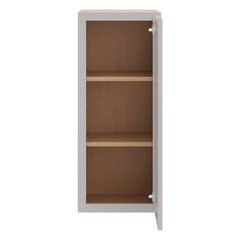 CNC Luxor 5-Piece Misty Grey 15" W X 36" H Single Door Wall Cabinet