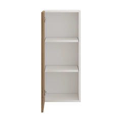 Modernform Cabinet Walnut 15" W X 36" H X 12" D Single Door Wall Cabinet