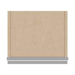 J&K Castle Grey S5 Single Door Wall Cabinet - 15" W x 36" H
