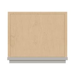 CNC Luxor 5-Piece Misty Grey 15" W X 36" H Single Door Wall Cabinet