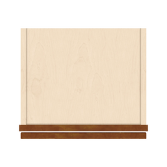 J&K Mocha Glazed K10 Single Door Wall Cabinet - 15" W x 36" H