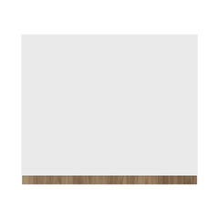 Modernform Cabinet Walnut 15" W X 36" H X 12" D Single Door Wall Cabinet