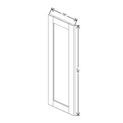 J&K Almond S2 Dummy Door Panel 15" W x 42" H