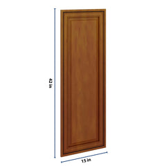 J&K Mocha Glazed K10 Dummy Door Panel 15" W x 42" H