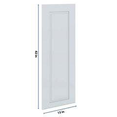J&K White Shaker S8 Dummy Door Panel 15" W x 42" H