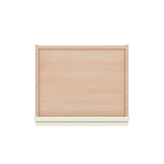 Modernform Cabinet Slim Dove White 15" W X 42" H X 12" D Single Glass Door Wall Cabinet