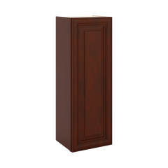 J&K Mahogany J5 Single Door Wall Cabinet - 15" W x 42" H