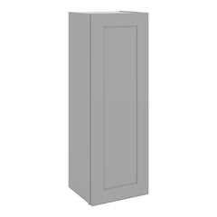 J&K Castle Grey S5 Single Door Wall Cabinet - 15" W x 42" H