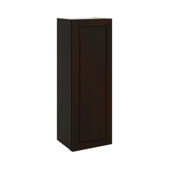 J&K Espresso K8 Single Door Wall Cabinet - 15" W x 42" H