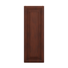 J&K Mahogany J5 Single Door Wall Cabinet - 15" W x 42" H