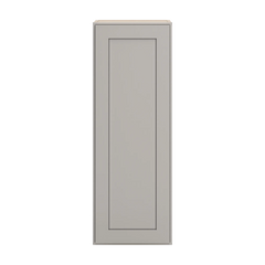 CNC Luxor Misty Grey 15" W X 42" H Single Door Wall Cabinet