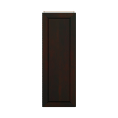 J&K Espresso K8 Single Door Wall Cabinet - 15" W x 42" H