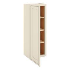 J&K Pearl Glazed H9 Single Door Wall Cabinet - 15" W x 42" H