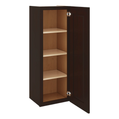 J&K Java Coffee S1 Single Door Wall Cabinet - 15" W x 42" H