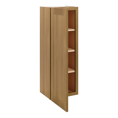 J&K Butterscotch B8 Single Door Wall Cabinet - 15" W x 42" H