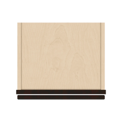 J&K Espresso K8 Single Door Wall Cabinet - 15" W x 42" H