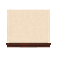 J&K Mahogany J5 Single Door Wall Cabinet - 15" W x 42" H