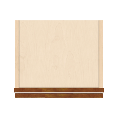 J&K Mocha Glazed K10 Single Door Wall Cabinet - 15" W x 42" H