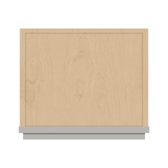 CNC Luxor Misty Grey 15" W X 42" H Single Door Wall Cabinet