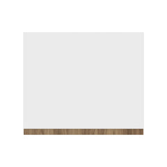Modernform Cabinet Walnut 15" W X 42" H X 12" D Single Door Wall Cabinet