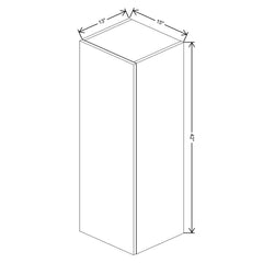 Fabuwood Ovela Catalina Nocce 1 15" W X 42" H X 13" D Single Door Wall Cabinet