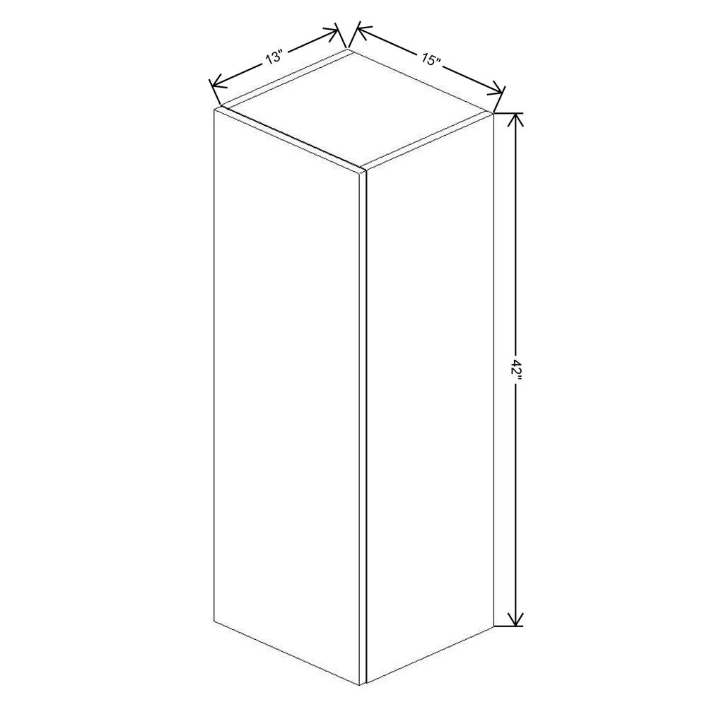 Fabuwood Illume Catalina Bianco Matte 42" High Wall