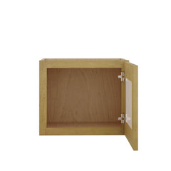 Modernform Cabinet Natural Shaker 18" W X 15" H X 12" D Single Glass Door Wall Cabinet