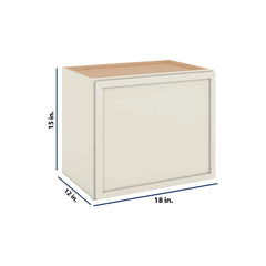 Modernform Cabinet Slim Dove White 18" W X 15" H X 12" D Single Door Wall Cabinet