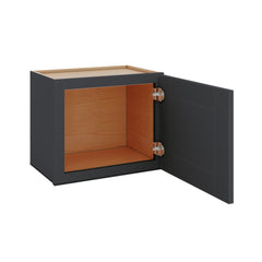 Modernform Cabinet Onyx Black Shaker 18" W X 15" H X 12" D Single Door Wall Cabinet