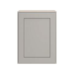 CNC Luxor 5-Piece Misty Grey 18" W X 24" H Single Door Wall Cabinet