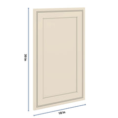 J&K Pearl Glazed H9 Dummy Door Panel 18" W x 30" H