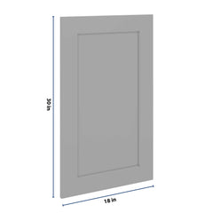 J&K Castle Grey S5 Dummy Door Panel 18" W x 30" H