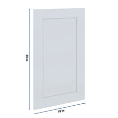 J&K White Shaker S8 Dummy Door Panel 18" W x 30" H