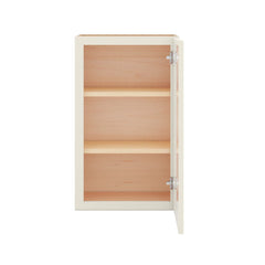 Modernform Cabinet Slim Dove White 18" W X 30" H X 12" D Single Glass Door Wall Cabinet