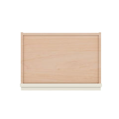 Modernform Cabinet Slim Dove White 18" W X 30" H X 12" D Single Glass Door Wall Cabinet