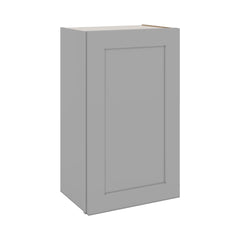 J&K Castle Grey S5 Single Door Wall Cabinet - 18" W x 30" H