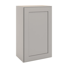 CNC Luxor 5-Piece Misty Grey 18" W X 30" H Single Door Wall Cabinet