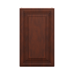 J&K Mahogany J5 Single Door Wall Cabinet - 18" W x 30" H
