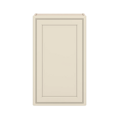 J&K Pearl Glazed H9 Single Door Wall Cabinet - 18" W x 30" H