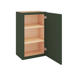Modernform Cabinet Slim Sage Green 18" W X 30" H X 12" D  Single Door Wall Cabinet