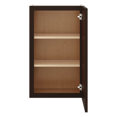 J&K Java Coffee S1 Single Door Wall Cabinet - 18" W x 30" H