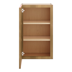 J&K Butterscotch B8 Single Door Wall Cabinet - 18" W x 30" H