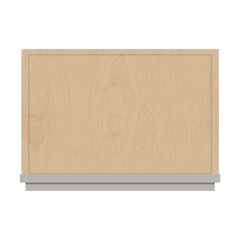 CNC Luxor 5-Piece Misty Grey 18" W X 30" H Single Door Wall Cabinet