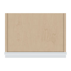 J&K White Shaker S8 Single Door Wall Cabinet - 18" W x 30" H