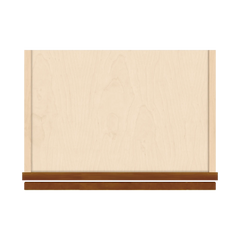 J&K Mocha Glazed K10 Single Door Wall Cabinet - 18" W x 30" H