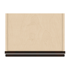J&K Espresso K8 Single Door Wall Cabinet - 18" W x 30" H