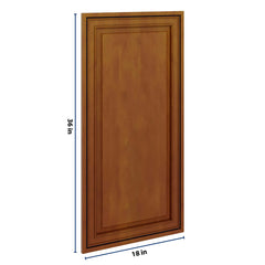 J&K Mocha Glazed K10 Dummy Door Panel 18" W x 36" H